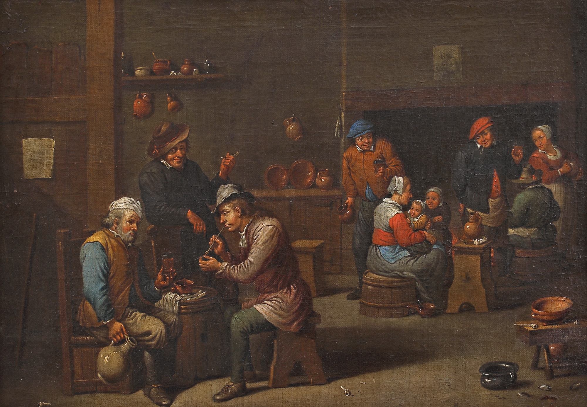 David Teniers the Younger manner, At the Tavern