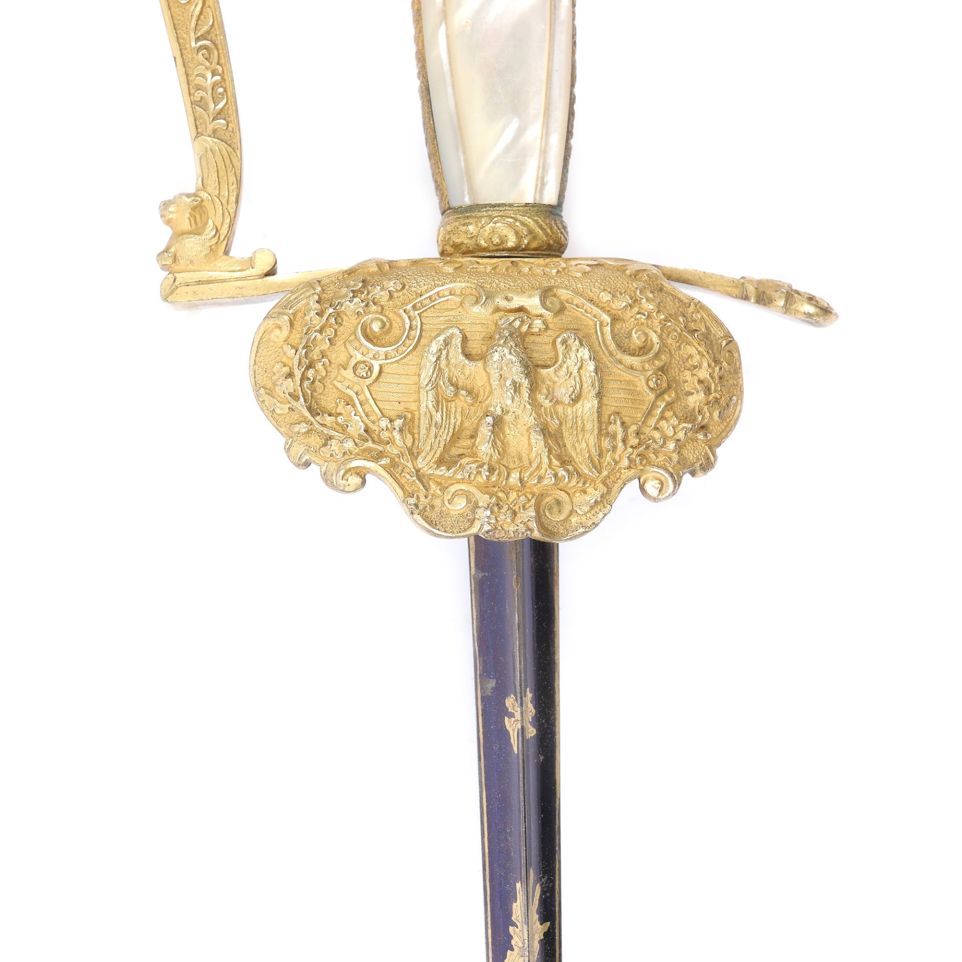 Ceremonial Ambassador's sword, with sheath, France, Napoleon III period, mid-19th century, collector - Image 3 of 4