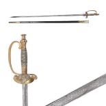 Officer's sword, with sheath, Austria, second half of the 19th century