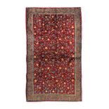 Tabriz wool rug, decorated with floral motifs, Iran