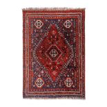 Qashqai rug, wool on cotton warp, Iran, mid-20th century
