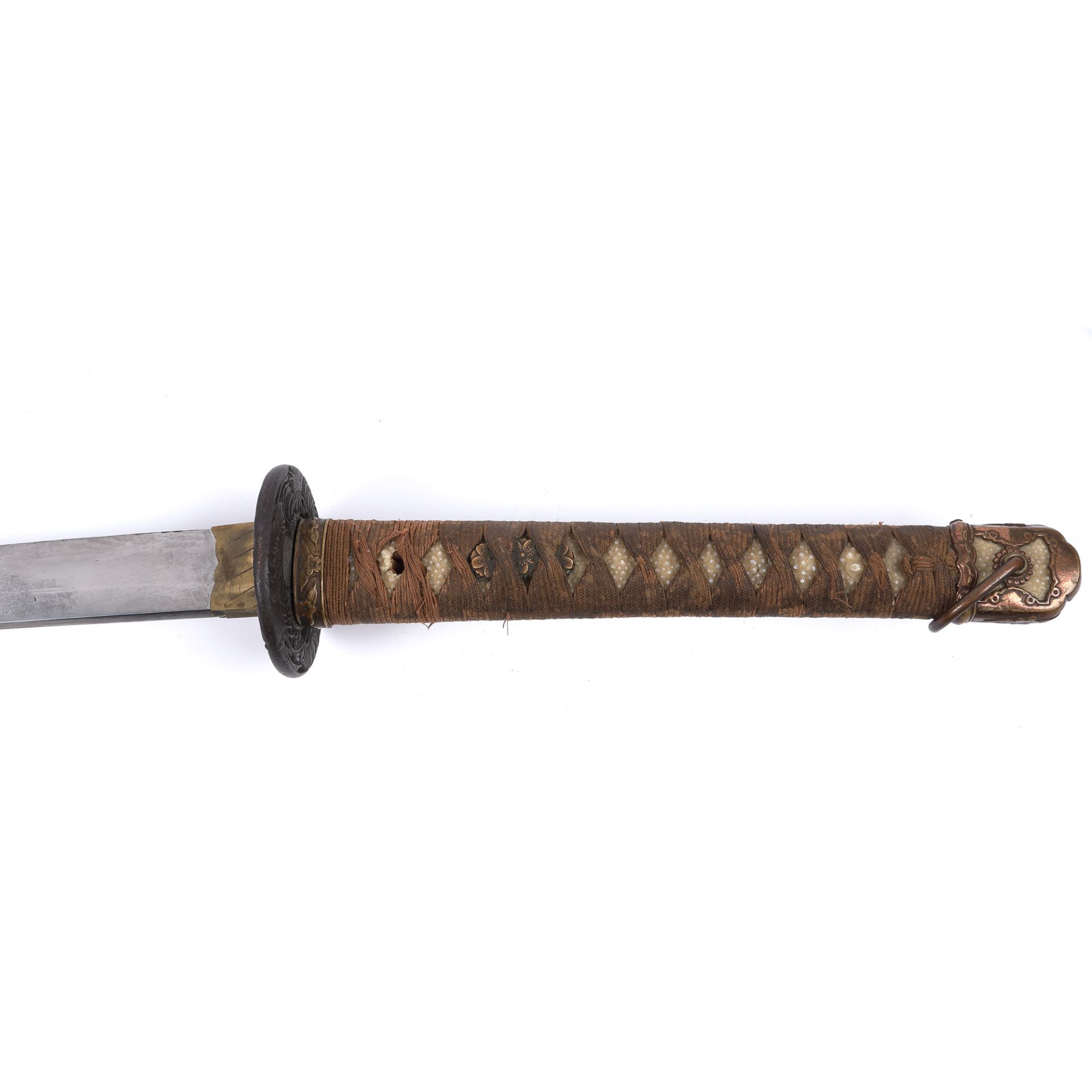 Shin gunt? (Japanese sword), with sheath, World War II period - Bild 3 aus 4