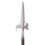 Halberd, Western Europe, probably 17th century