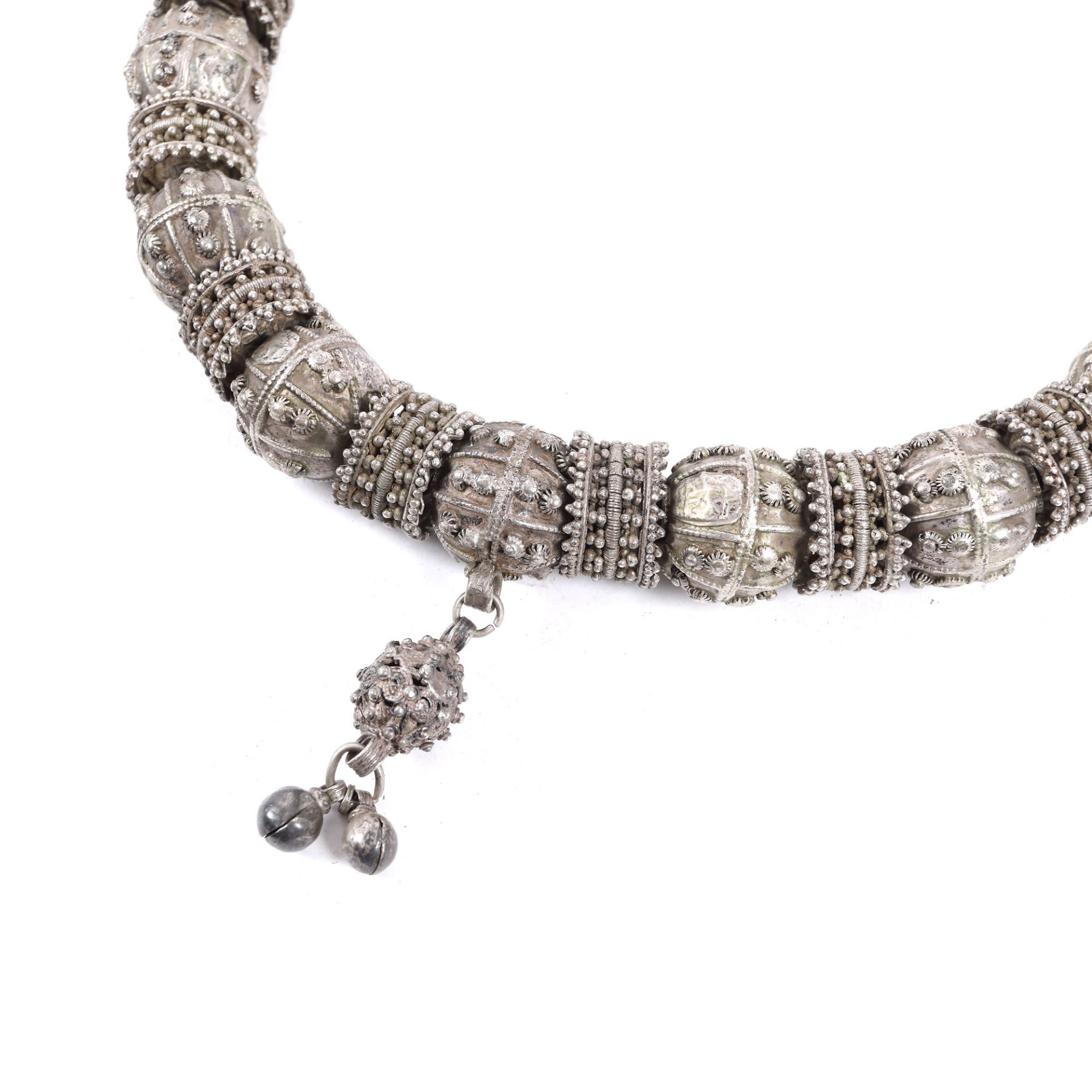 Silver necklace, Yemen, mid-20th century - Bild 2 aus 2