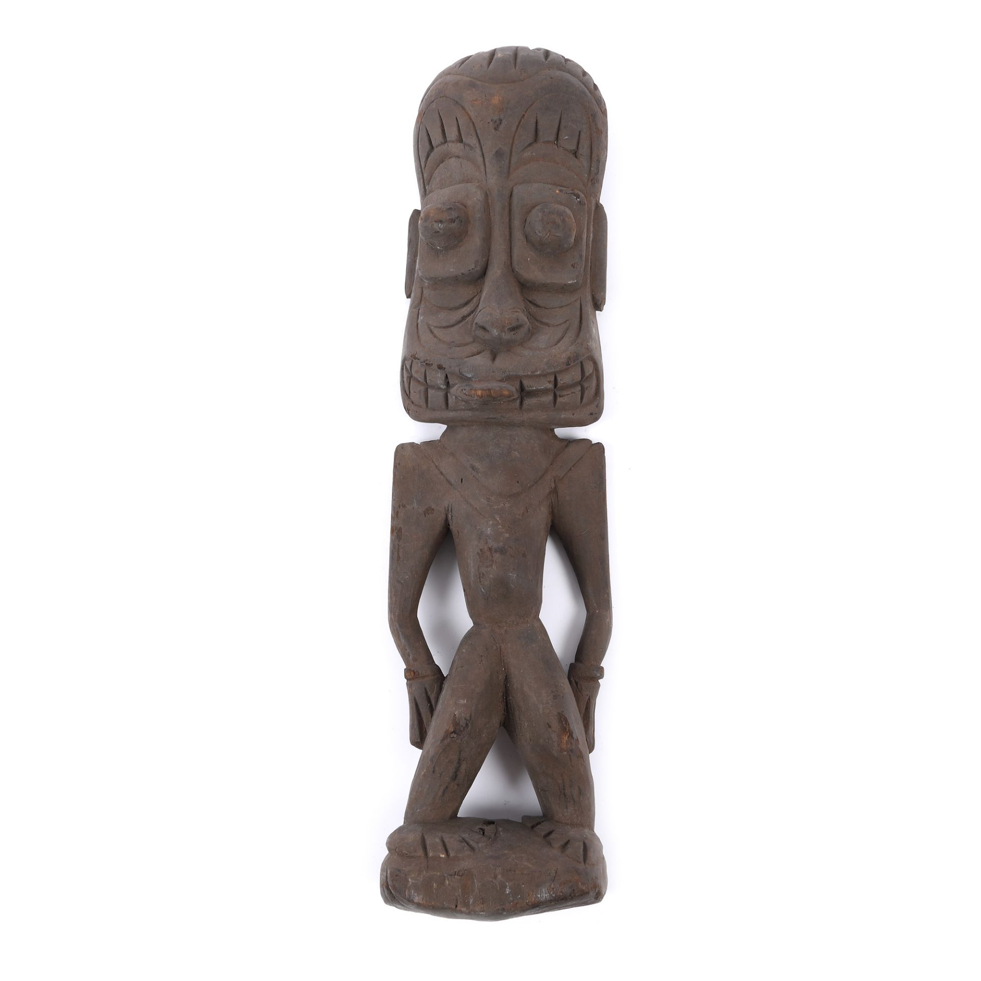Sculpture illustrating a demon from Tambanum, Papua New Guinea