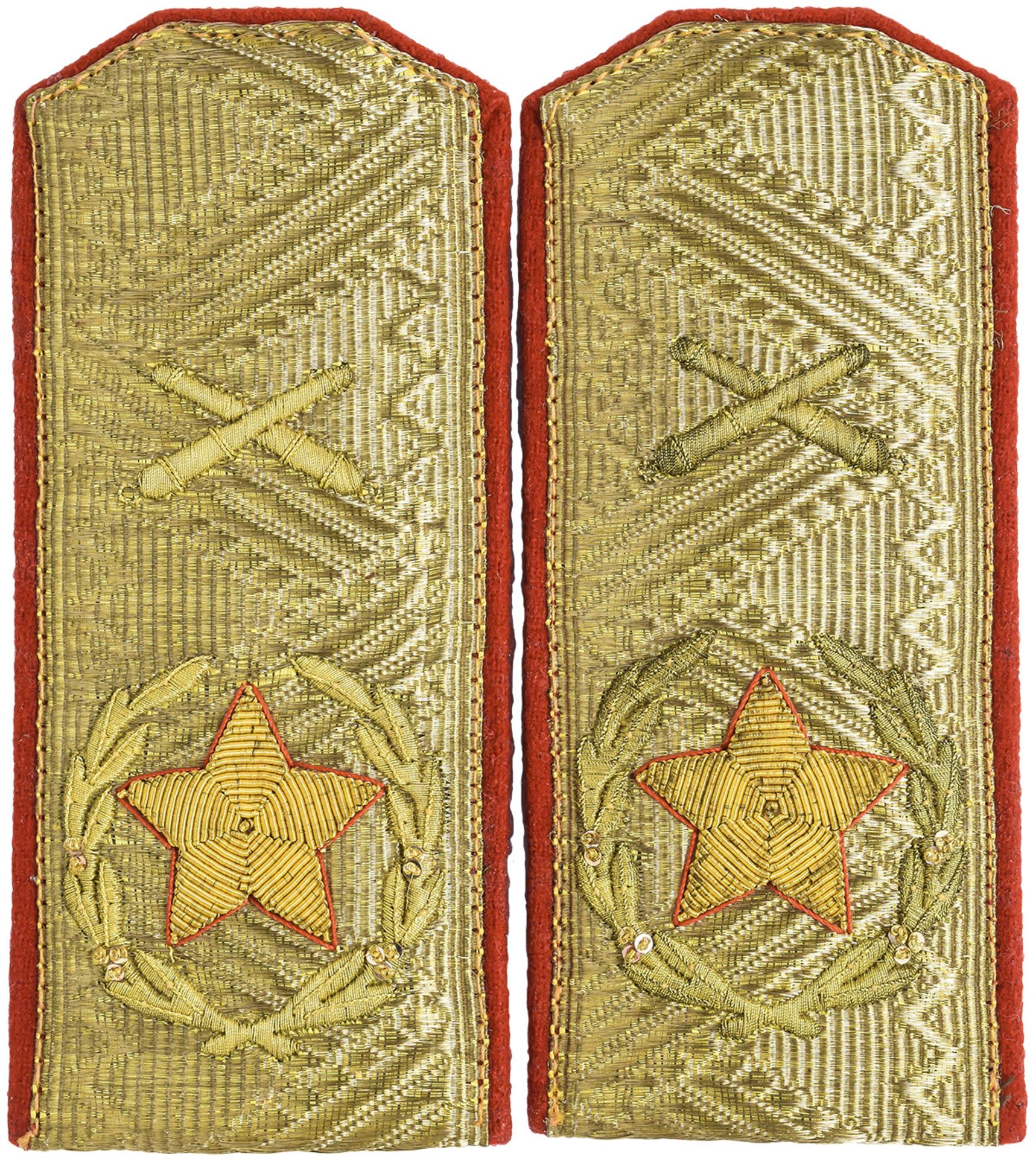 Soviet parade shoulder boards main marshal of aviation. 15x6,5 cm.