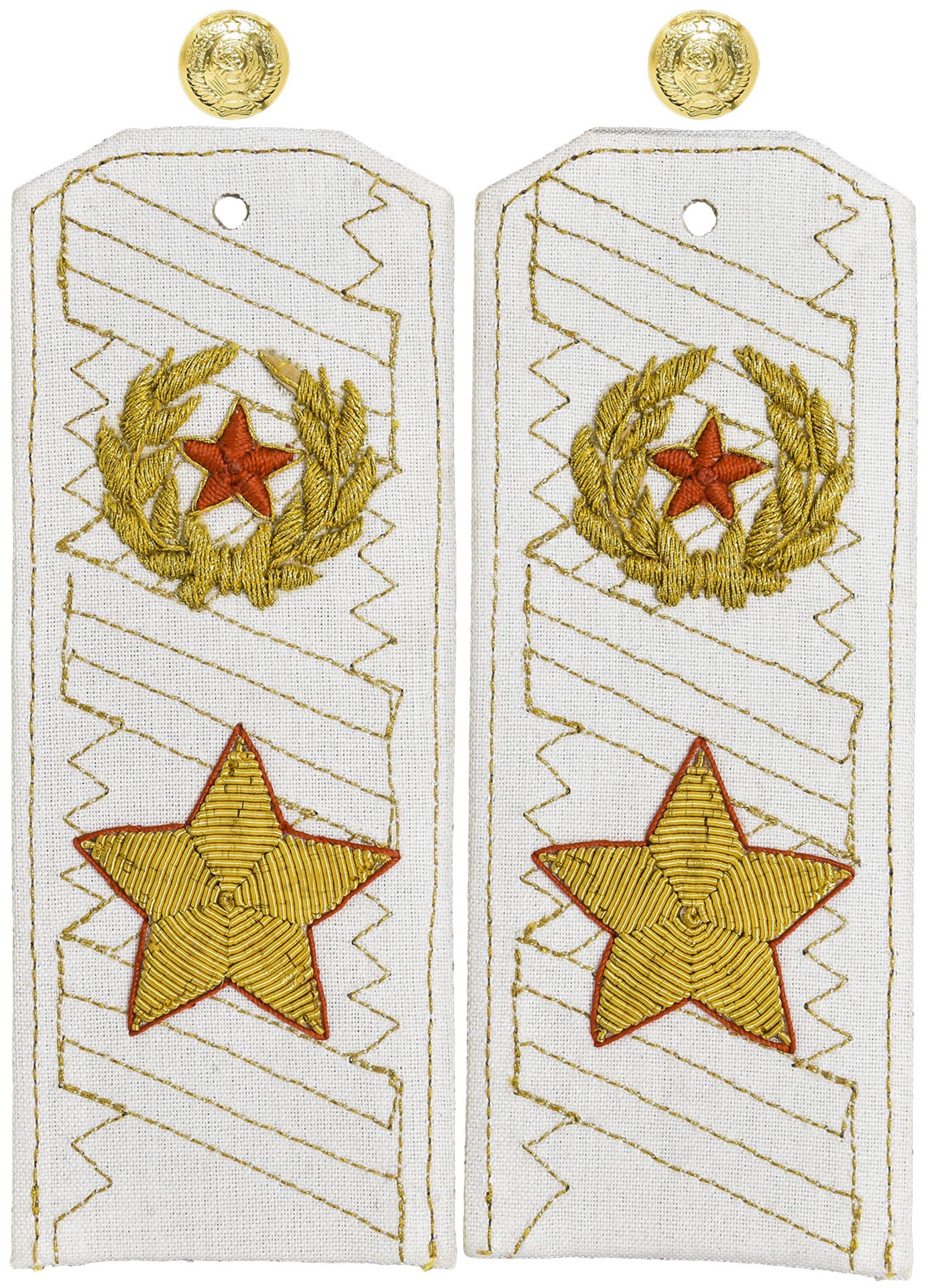 Soviet shoulder boards General of army. 14x5,5 cm.