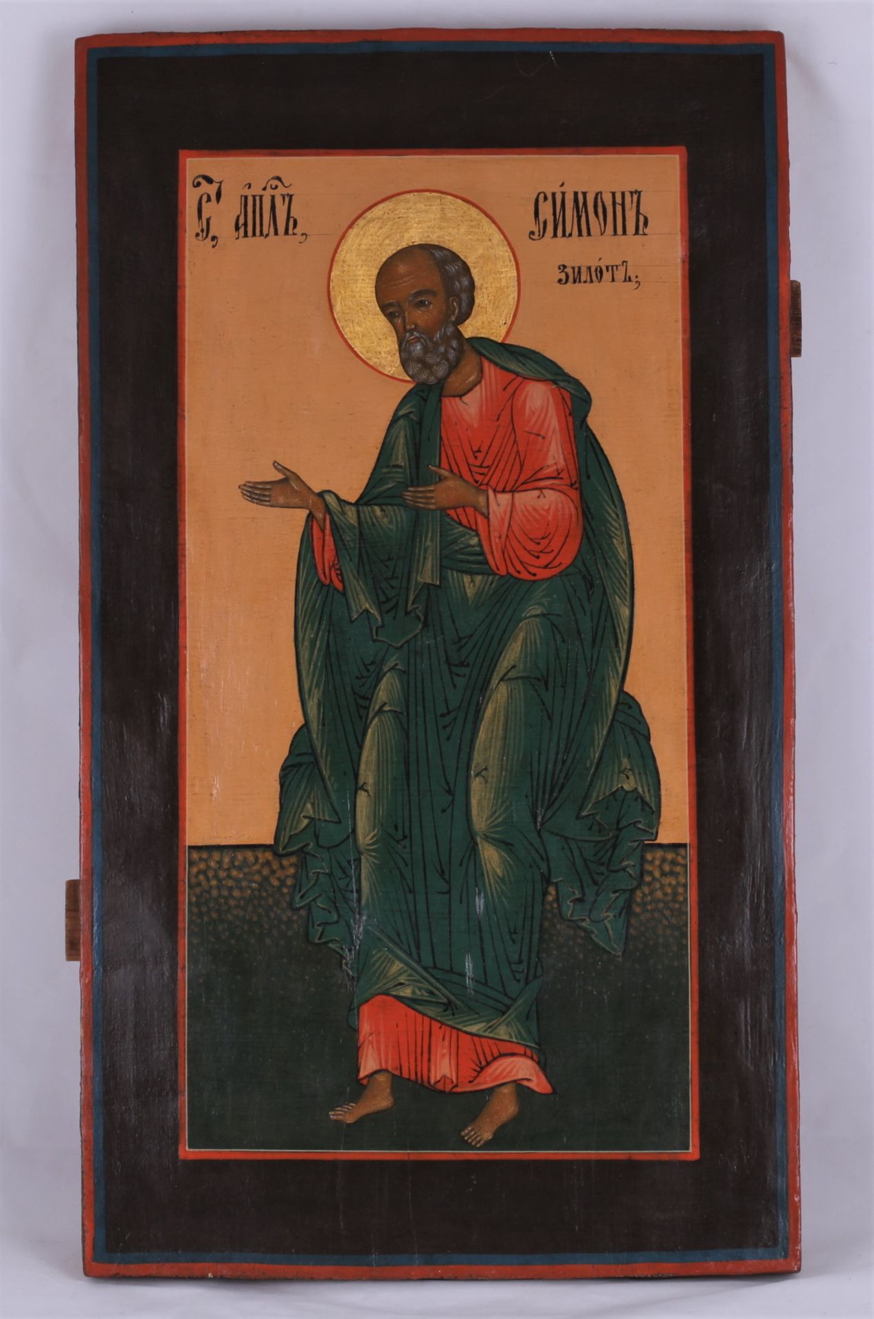 Russian icon "Saint Simon"