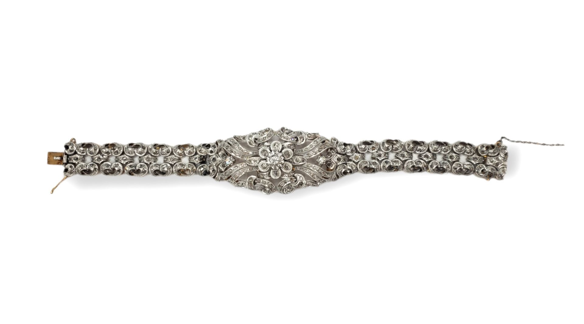 Imponente brazalete de diamantes