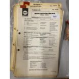 A COLLECTION OF SHELL SERVICE GUIDES FOR MERCEDES-BENZ AND MORRIS CAR LUBE CHARTS