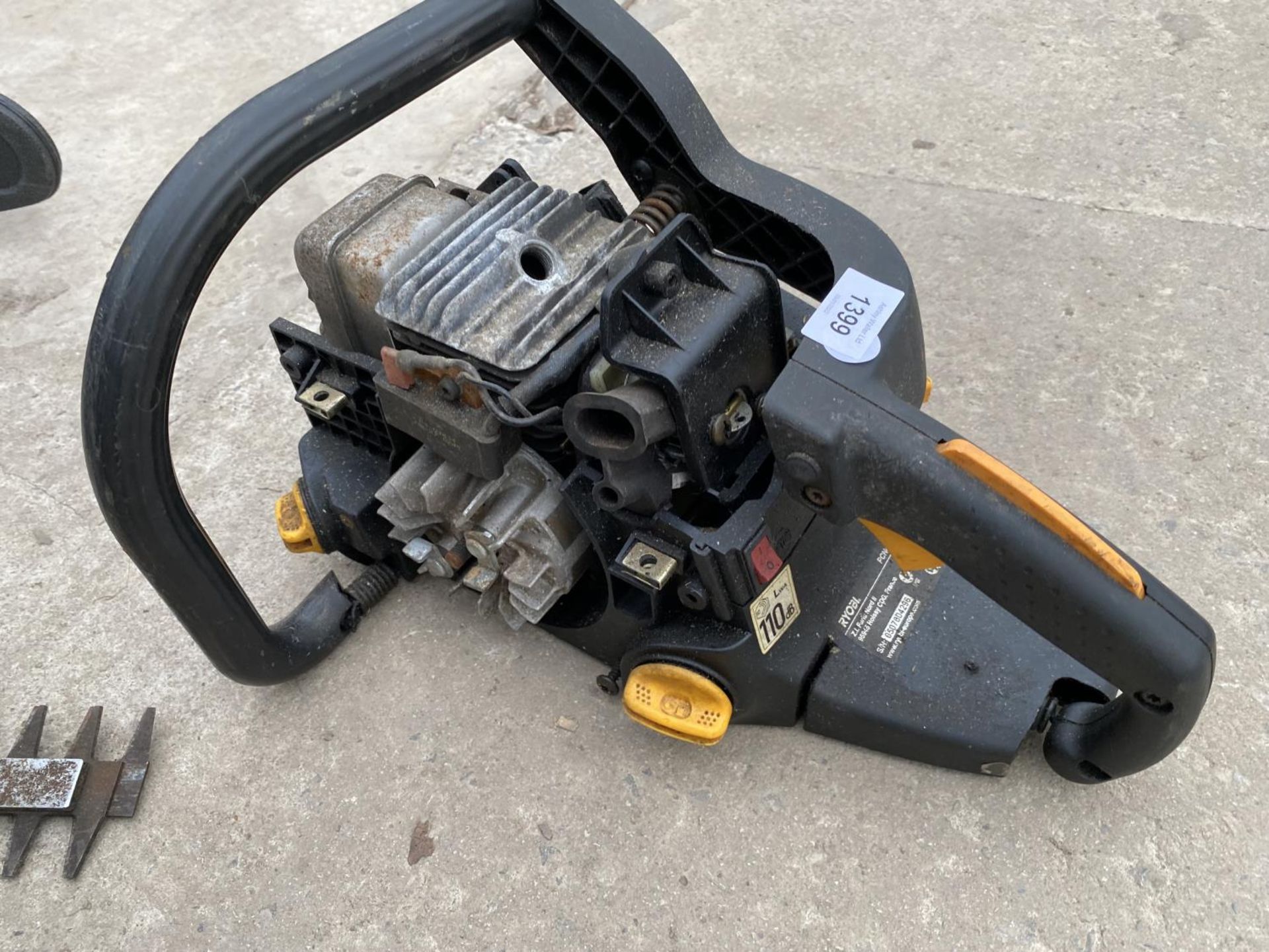 TWO PETROL CHAINSAWS FOR RESTORING AND A PETROL HEDGE TRIMMER