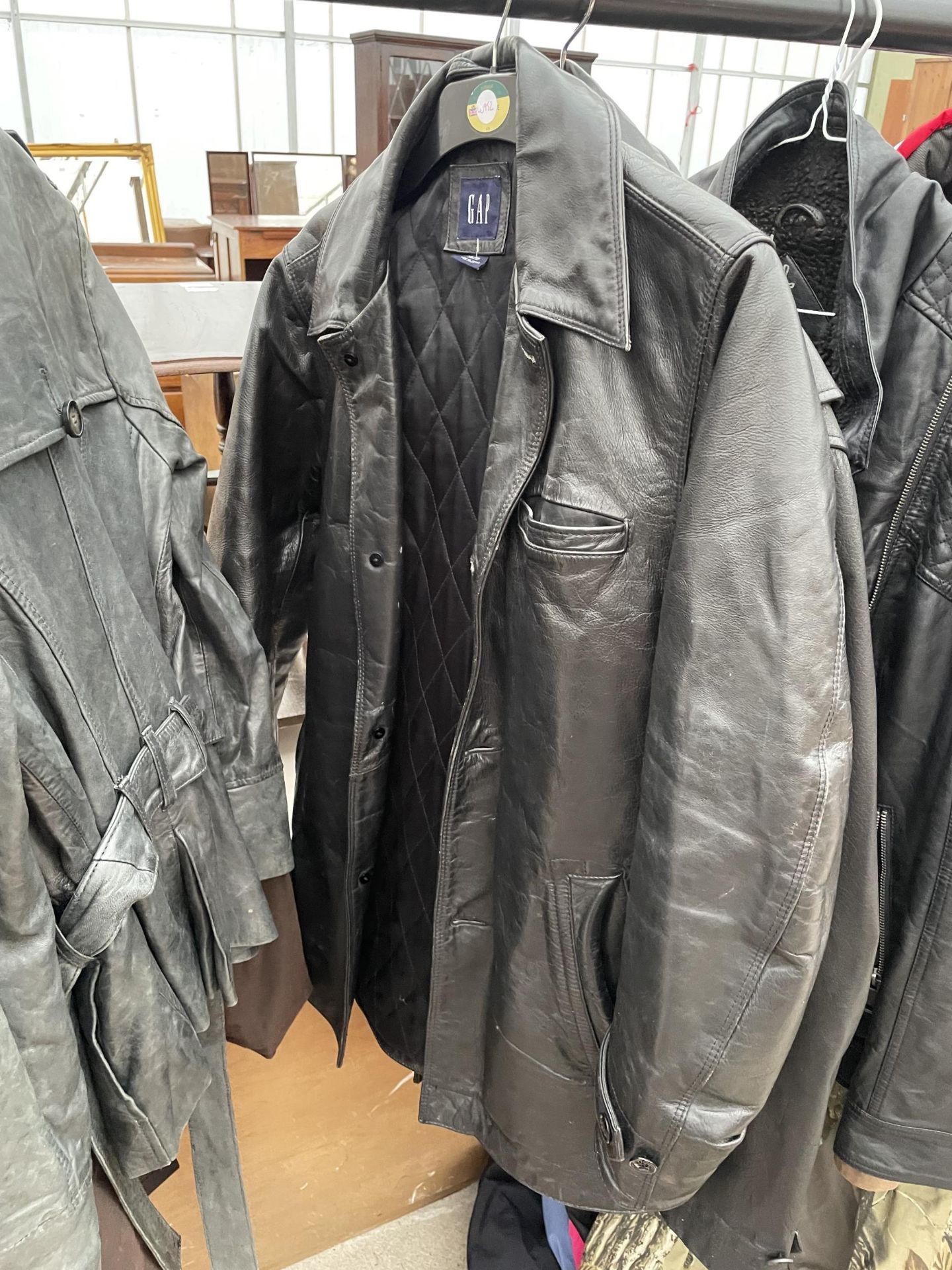 THREE VARIOUS LEATHER JACKETS - Image 3 of 6