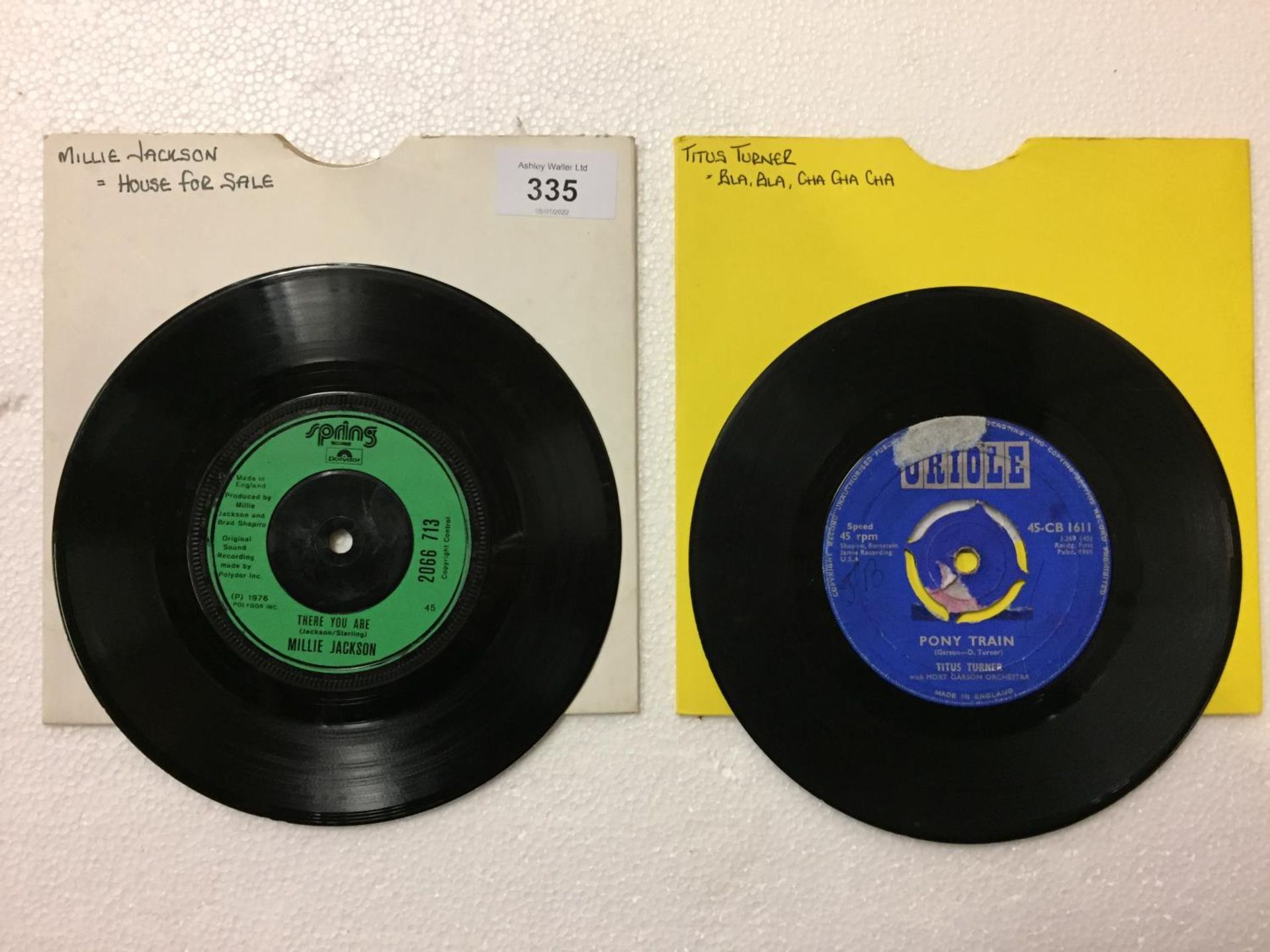 TWO UK RELEASE 7 INCH VINYL FUNK / SOUL RECORDS TO INCLUDE: 'HOUSE FOR SALE' BY MILLIE JACKSON - Image 2 of 2