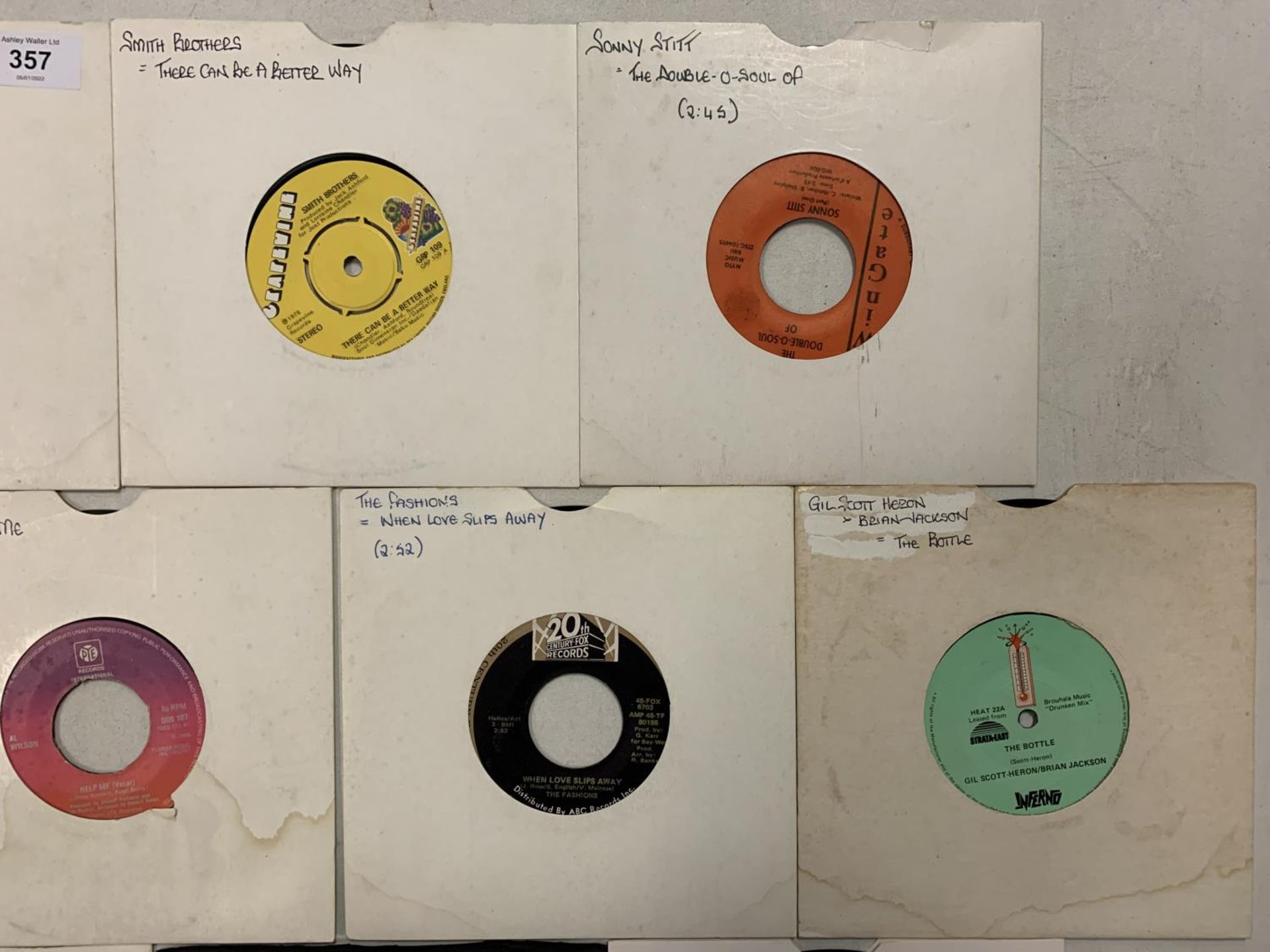 A COLLECTION OF 7 INCH MOSTLY FUNK / SOUL VINYL RECORDS TO INCLUDE: JAMO THOMAS, SMITH BROTHERS, - Image 3 of 5