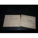 TWO ANTIQUE DEED DOCUMENTS, ONE AN APPOINTMENT OF DEMISE DATED 1840, THE OTHER A MORTGAGE DEED DATED