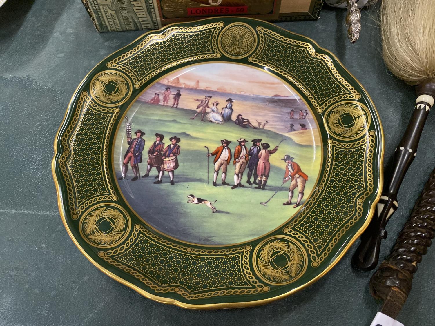 A VARIETY OF COLLECTABLES TO INCLUDE A SPODE PLATE, CIGARETTE LIGHTERS, A ROYAL WORCESTER JUG (A/F), - Image 2 of 5