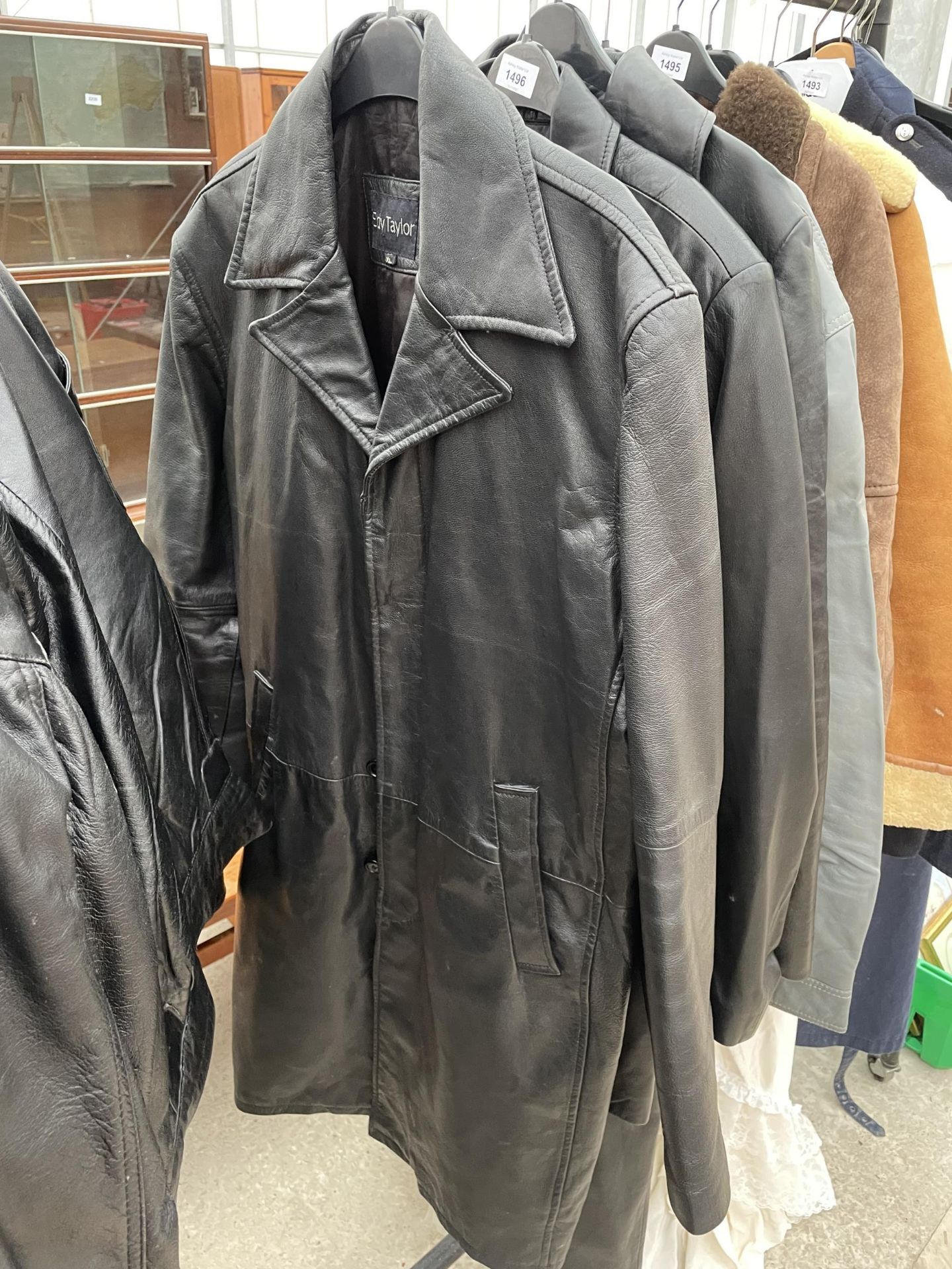 FOUR VARIOUS GENTS LEATHER JACKETS - Image 6 of 7