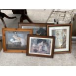 AN ASSORTMENT OF FRAMED PRINTS AND PICTURES