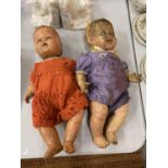 TWO VINTAGE JOINTED DOLLS, ONE BND LONDON EXAMPLE