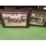 TWO WOODEN FRAMED TUDOVICI PICTURES SIGNED