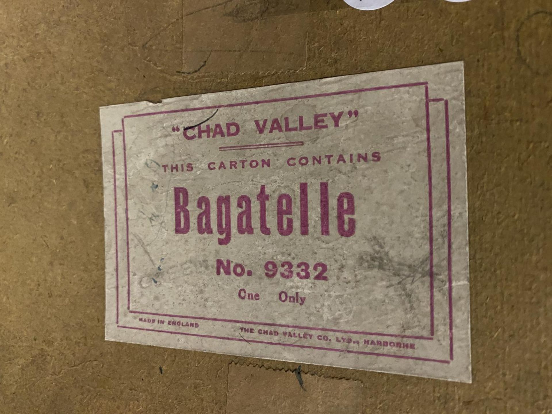 A VINTAGE CHAD VALLEY BOXED BAGATELLE GAME - Image 2 of 2