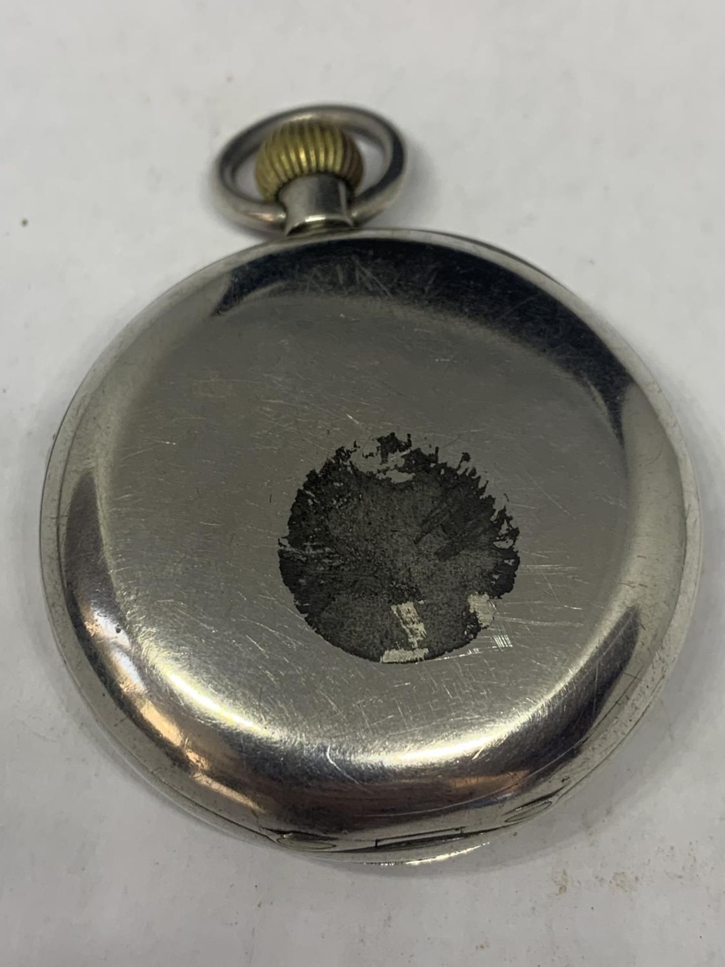 AN ANTIQUE .935 SILVER CHRONOMETRE POCKET WATCH - Image 3 of 5