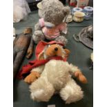 A ME TO YOU '18' TEDDY AND AN ORINOCO WOMBLE