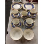 EIGHTEEN PIECES OF JACKSON AND GOSLING THE OLDE ENGLISH GROVENOR CHINA