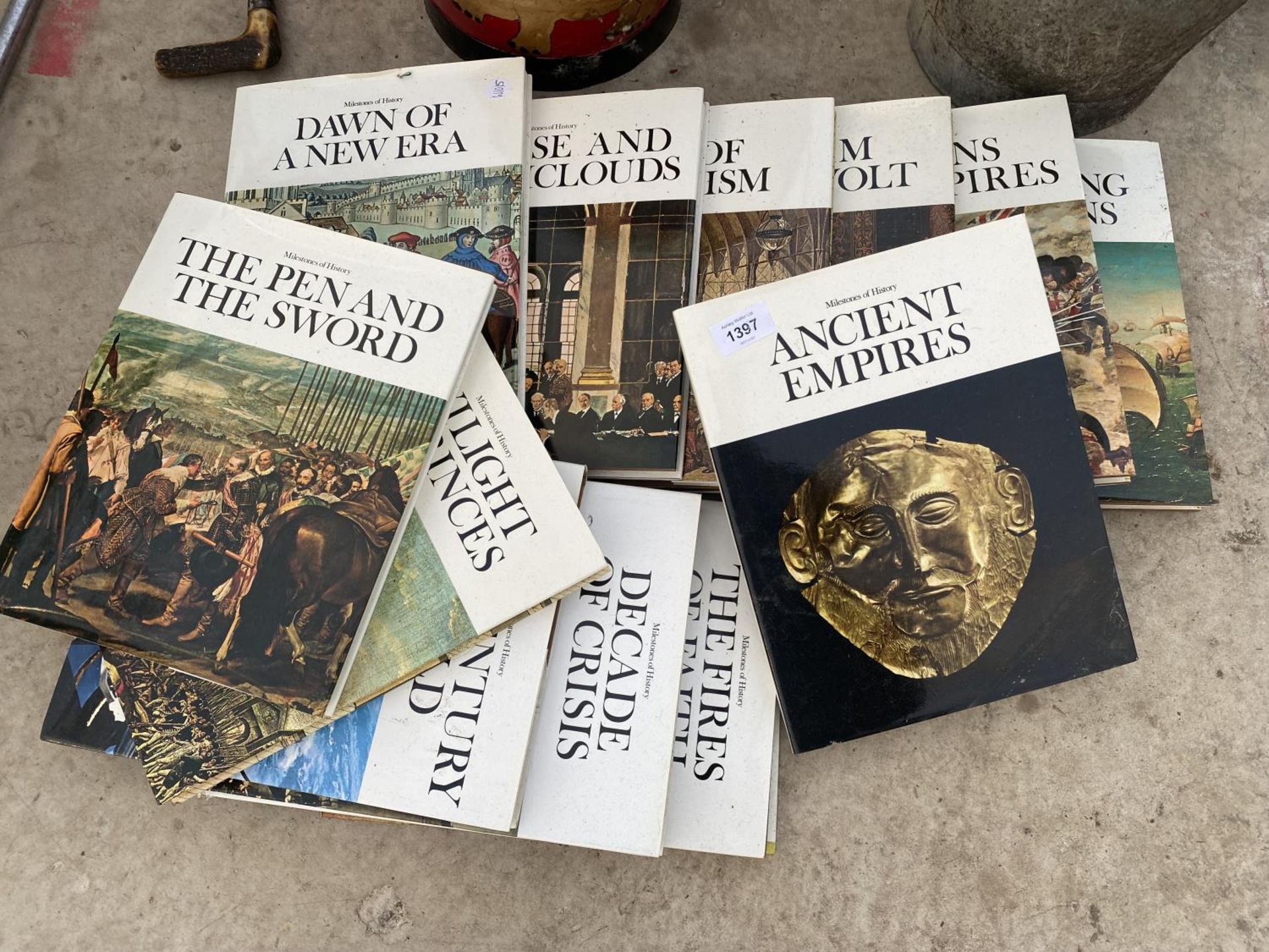 A COLLECTION OF 'MILESTONES OF HISTORY' BOOKS