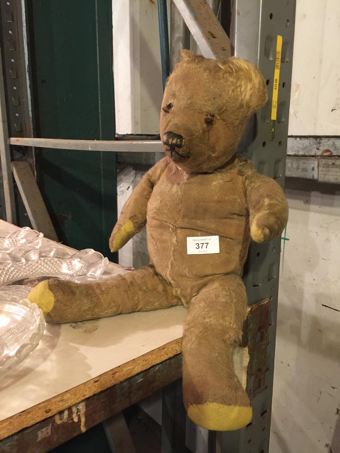 A VINTAGE TEDDY BEAR