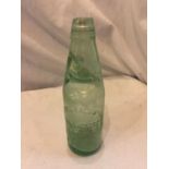 A CREWE MINERAL WATER VINTAGE BOTTLE COMPLETE WITH STOPPER