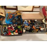 A QUANTITY OF MAINLY LEGO BIONICLE PIECES