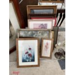 AN ASSORTMENT OF FRAMED PRINTS AND PICTURES