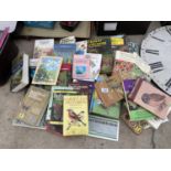 AN ASSORTMENT OF WILDLIFE, BIRD AND HORTICULTURE BOOKS ETC