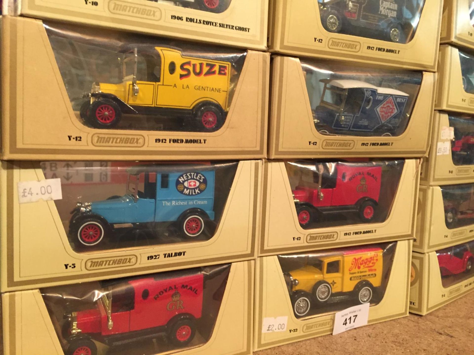 FOURTEEN BOXED MATCHBOX MODELS OF YESTERYEAR TO INCLUDE, ROLLS ROYCE, FORD MODEL T VAN, PRESTON - Image 3 of 4
