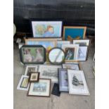A LARGE QUANTITY OF FRAMED PRINTS AND PICTURES