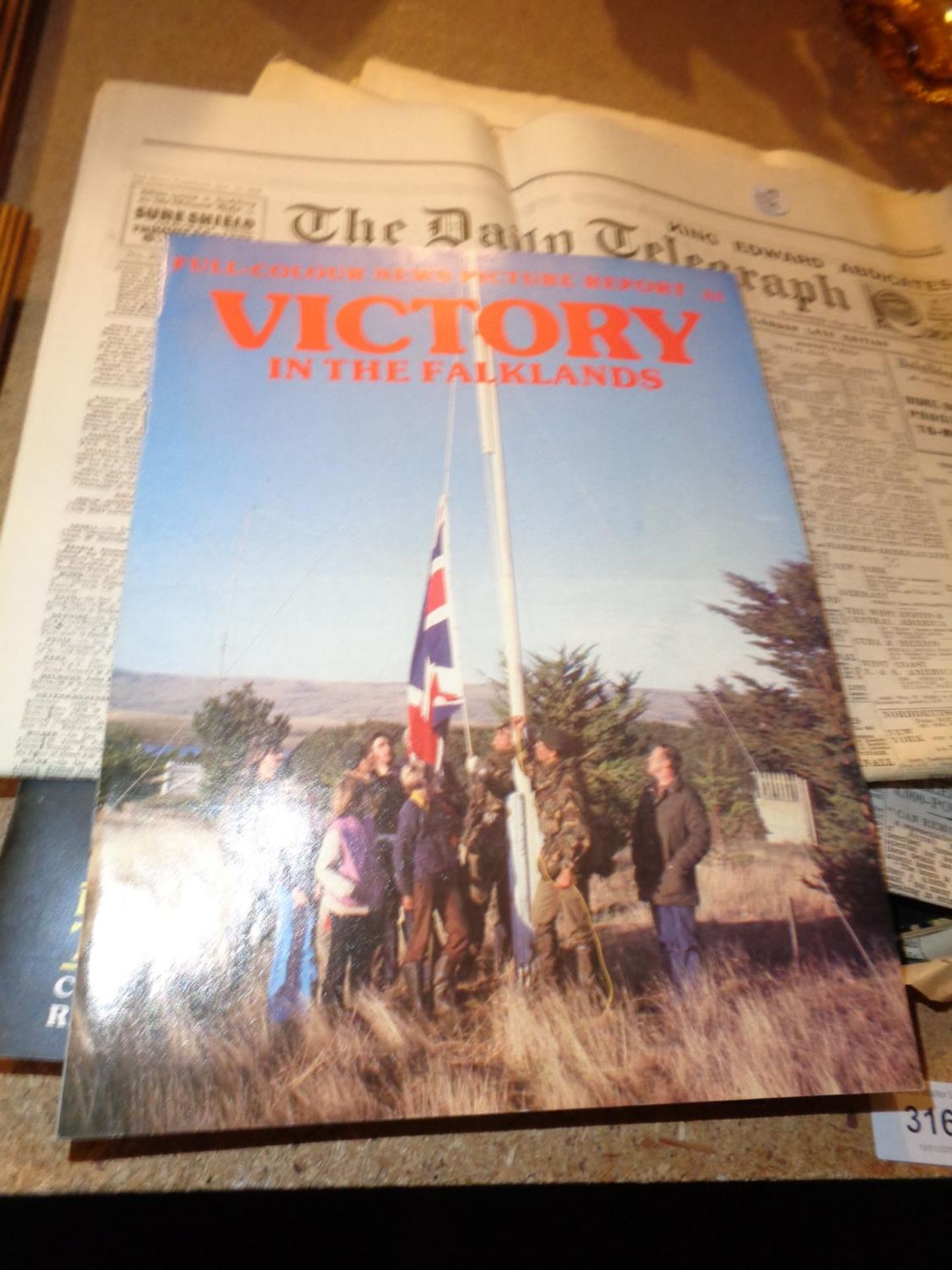 A COLLCECTION OF COPIES OF THE DAILY TELEGRAPH TO INCLUDE 1936, 1945 ETC AND A PHOTOGRAPH ALBUM - Image 3 of 3