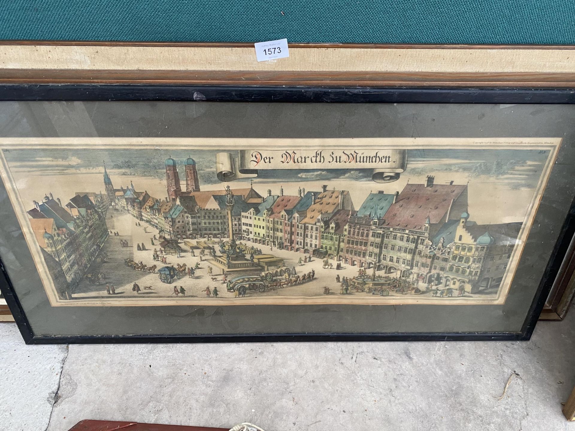 A GILT FRAMED RURAL PRINT AND TWO OTHER PRINTS - Image 3 of 4