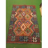 A CHOBI KILIM RUG SIZE 150CM X 100CM