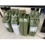 FOUR GREEN JERRY CANS