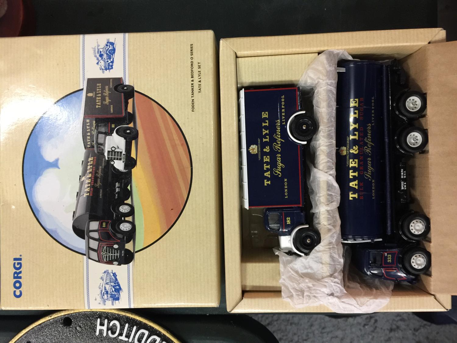 A BOXED LIMITED EDITION (9778) CORGI FODEN TANKER AND A BEDFORD O -TATE & LYLE SET