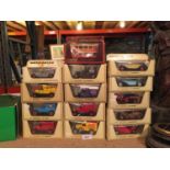 FOURTEEN BOXED MATCHBOX MODELS OF YESTERYEAR TO INCLUDE, ROLLS ROYCE, FORD MODEL T VAN, PRESTON