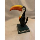 A CAST GUINNESS TOUCAN, HEIGHT 19CM