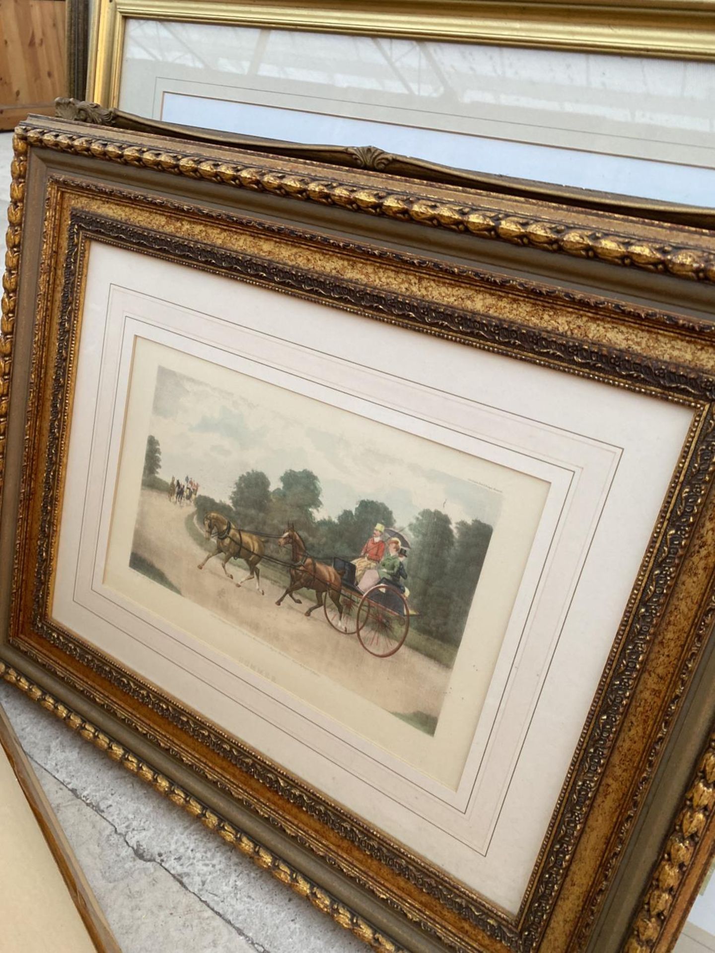 A LARGE QUANTITY OF MAINLY GILT FRAMED PRINTS AND PICTURES - Image 6 of 10