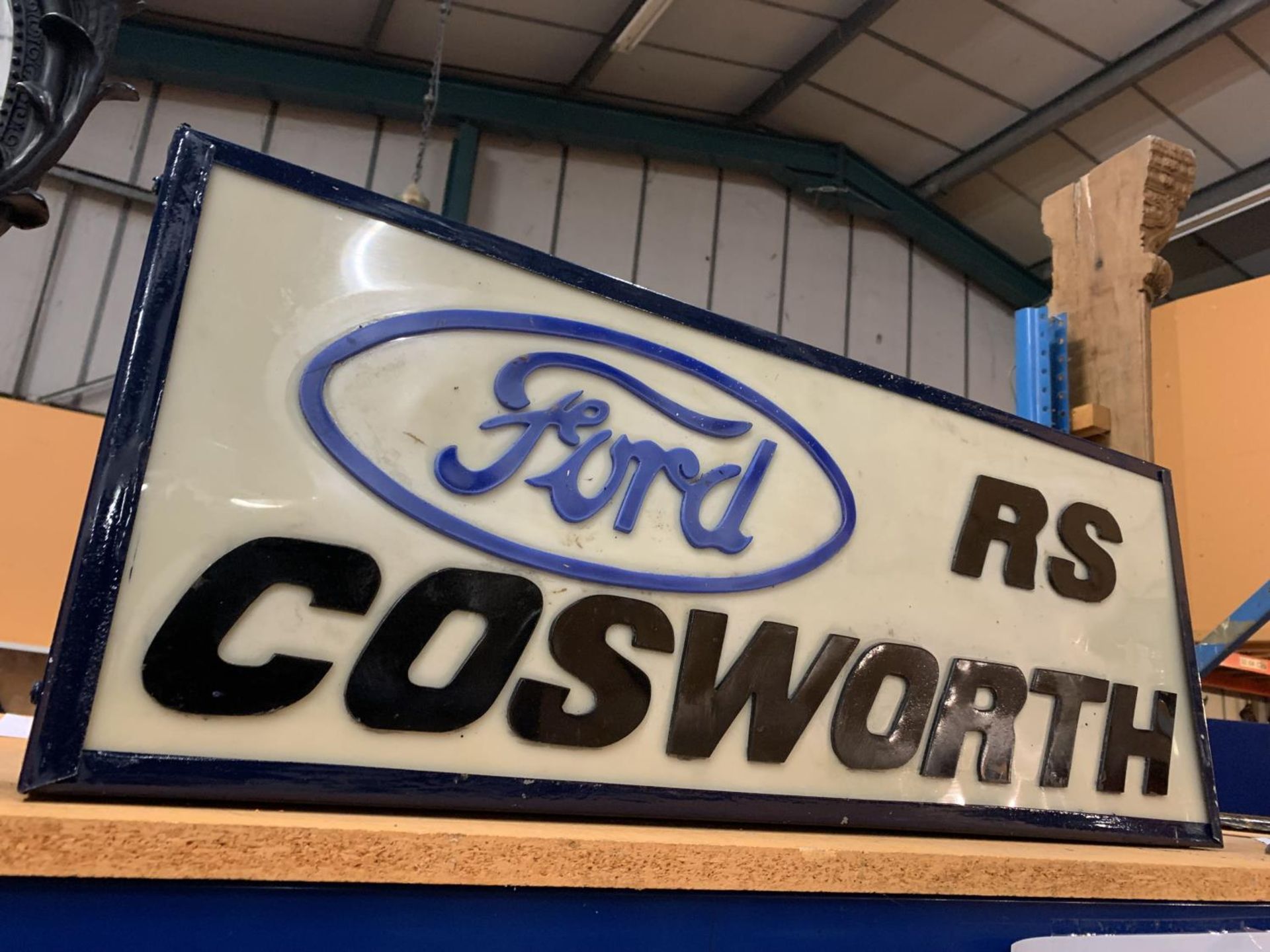 A FORD RS COSWORTH ILLUMINATED LIGHT BOX SIGN - Image 2 of 3