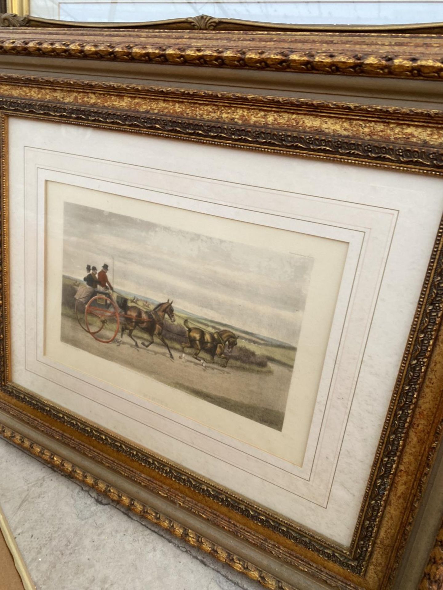A LARGE QUANTITY OF MAINLY GILT FRAMED PRINTS AND PICTURES - Image 5 of 10