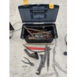 A TOOL BOX AND CONTENTS