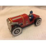 A TIN PLATE TOY CAR