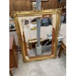 A MODERN GILT FRAME, 45 X 33"