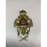 A HALLMARKED BIRMINGHAM SILVER MASONIC MEDAL